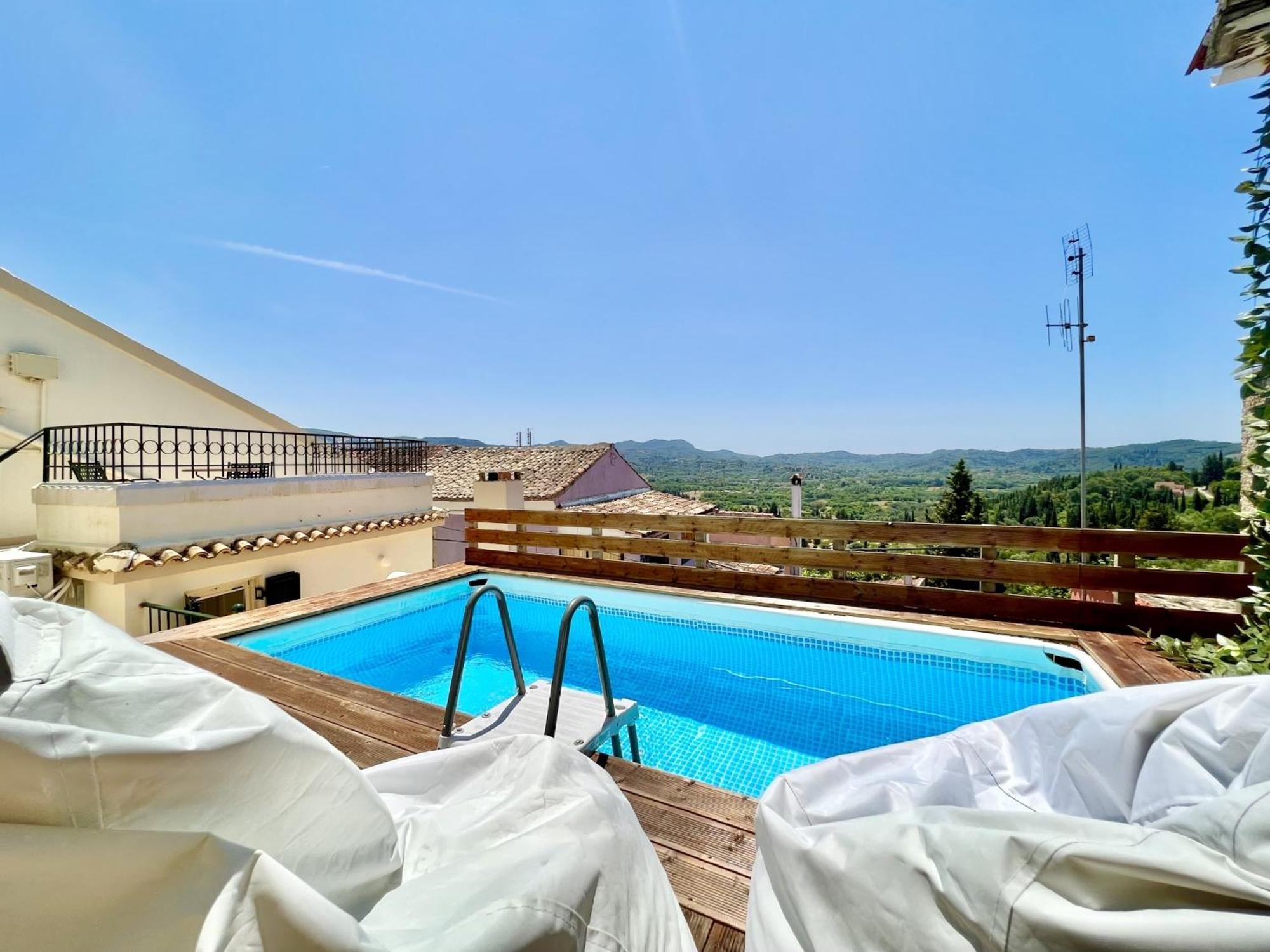 Casa Dolce With Private Plunge Pool By Dadovillas Agrafoi Exteriör bild