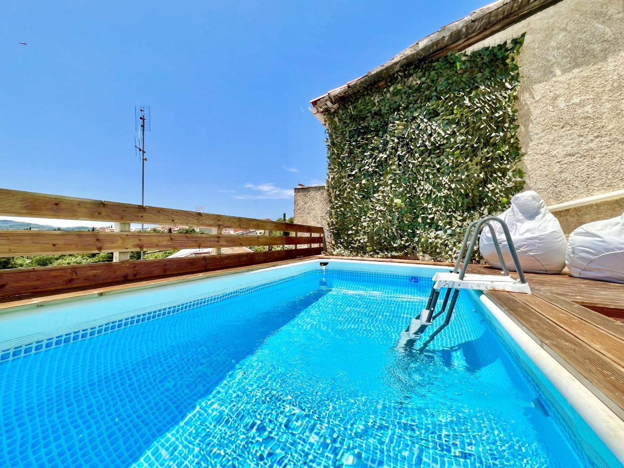 Casa Dolce With Private Plunge Pool By Dadovillas Agrafoi Exteriör bild